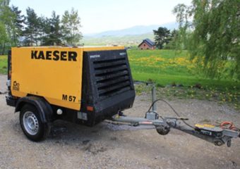 Kompresor KAESER M57 (z generatorem 12kVA)